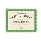 Geographics Braided Green Heavyweight Certificates - 8.5" x 11" - Sugar Cane Paper - 15 Pack-Attractive printable Heavyweight Award Certificates are the most sincere and affordable way to congratulate, award, or mark a milestone