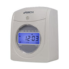 uPunch Electronic Calculating Time Clock Bundle-Includes 100 cards, two keys, one rack, and one ribbon