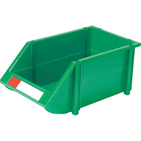 Kleton Stack & Hang Bin, 8-3/16" W x 6-3/16" H x 14" D, Green - 12 Pack-Capacity: 40 lbs.