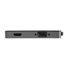 Startech USB 3.0 to HDMI and VGA Adapter 4K/1080p USB Type-A Dual Monitor Multiport Adapter Converter-Cable Length: 4.3 in
