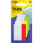 Post-it Durable Filing Tabs, Assorted, 24 Pack-Easy to write on with ballpoint