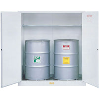 Justrite Hazardous Waste Safety Cabinets, 34" x 34" x 65", 405Lb-For temporary on-site accumulation and storage of waste liquids.