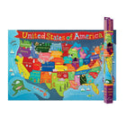 Round World Products United States Map for Kids, 24" x 36" (RWPKM02)-Kids U.S. map