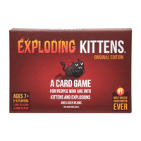 Exploding Kittens Original Edition-A card game for people who are into kittens and explosions and laser beams and sometimes goats. For ages 7 and up