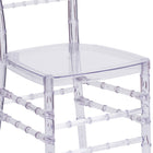 Flash Furniture Flash Elegance Crystal Ice Stacking Chiavari Chair-Lightweight Design