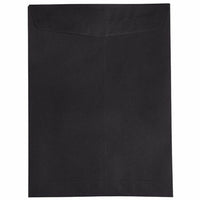 JAM Paper Open End Catalog Envelopes - 9" x 12" - Black - 50 Pack -Colour: Black