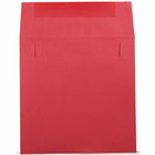 JAM Paper 7.5 x 7.5 Square Envelopes, Brite Hue Red Recycled, 1000 Pack (02792291C)-Size: 7-1/2" x 7-1/2"