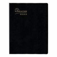 Blueline Dec 2022 - Dec 2023 Planifi-Action Weekly/Monthly Planner - Black - 11"H x 8-1/2"W - French-13 Months: December 2022 to December 2023