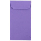 JAM Paper #7 Coin Envelopes, 6.5 x 3.5, Brite Hue Violet Purple, 100 Pack (1526758g)-Colour: Purple