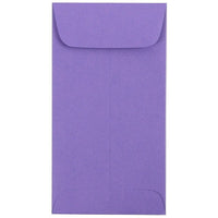 JAM Paper #7 Coin Envelopes, 6.5 x 3.5, Brite Hue Violet Purple, 100 Pack (1526758g)-Colour: Purple