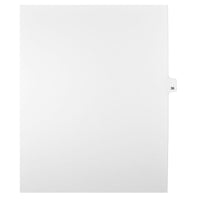 Mark Maker Legal Exhibit Index Tab White Single Tabs, 1/25th Cut, Letter Size, No Holes, Number 36, 25 Pack-White Single Tabs, 1/25th Cut