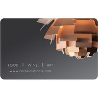 Cactus Club $25 Gift Card-Air Miles cannot be collected on Gift Card purchases.