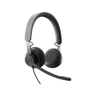 Logitech Zone Wired On-Ear Headset (Microsoft Teams)-USB-A, 6.23ft