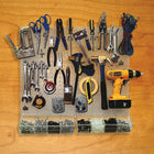 Azar Displays Pegboard Organizer Kit, Clear Frosted (900945-CLR)-Easy to assemble