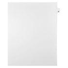 Mark Maker Legal Exhibit Index Tab White Single Tabs, 1/25th Cut, Letter Size, No Holes, Number 28, 25 Pack-White Single Tabs, 1/25th Cut
