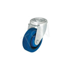 Blickle Hard Rubber Caster, Wheel Diameter: 4", Wheel Material: Hard Rubber, 2 Pack (LER-POEV 101K-SB-FK)-Wheel Diameter: 4"