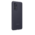 Samsung Silicone Cover Case for Samsung Galaxy A52 - Black-Compatible with Samsung Galaxy A52
