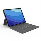 Logitech Combo Touch Backlit Keyboard Case for Apple 12.9" iPad Pro (5th Gen) - Oxford Grey-Compatibility: Logitech Combo Touch keyboard case is compatible with iPad Pro 12.9-inch (5th generation - 2021) - A2378, A2461, A2379, A2462