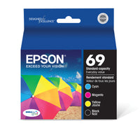 Epson 69 Ink Cartridge Combo Pack - Standard Capacity - Black/Colour CMY-Better quality than the lab