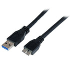 StarTech (3ft) Certified SuperSpeed USB 3.0 A to Micro B Cable, M/M, 1m-USB-IF Certified and tested for dependable connectivity and performance