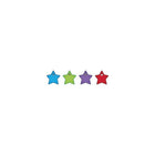 Trend Enterprises 6" Die cut Smiles Star Classic Accents, 108 Pack (T-10907)-6" H