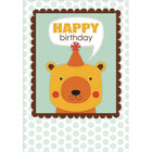 Millbrook Studios 5-3/8" x 7-3/4" Happy Birthday Greeting Cards and Envelopes, 18 Pack (06044)-Printed on uncoated card stock