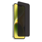 TUFF8 Privacy Tempered Glass with Installing Tray For iPhone 15 Pro-Hardness Rating: 9H Hardness