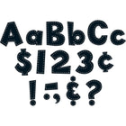 Teacher Created Resources 4" Fun Font Letters, Black Stitch, 480 Pack-For all ages