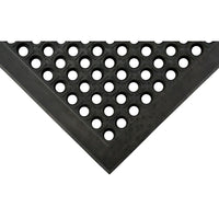 Zenith Safety Drainage Mat, 3' x 5', Black (SFQ525)-Width: 3'