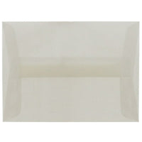 JAM Paper A7 Invitation Envelopes, 5.25 x 7.25, Platinum Translucent Vellum, 250 Pack (PACV716H)-Platinum translucent envelope