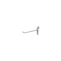 Can-Bramar Slatwall Standard Duty Wire Hook With Notch Attachment, 4" x 1/4", Chrome, 100 Pack-4" x 1/4" slatwall standard duty wire hook with notch attachment