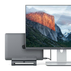 Satechi Aluminum Vertical Laptop Stand, Space Grey-Silver - Aluminum