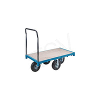 Kleton Heavy-Duty Platform Truck, Deck Width: 24", Capacity: 1200 Lbs., Handle Height: 42"-Deck Width: 24"