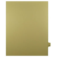 Mark Maker Legal Exhibit Index Tab Buff Single Tabs, 1/25th Cut, Letter Size, No Holes, Number 171, 25 Pack-Buff Single Tabs, 1/25th Cut