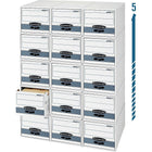 Bankers Box Stor/Drawer Steel Plus Legal-Size Storage Drawer-Stacks 5 high