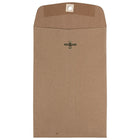 JAM Paper 6 x 9 Open End Catalog Envelopes with Clasp Closure, Brown Kraft Paper Bag Recycled, 100 Pack (563120844B)-Brown