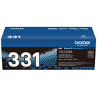 Brother TN331 Standard-Yield Black Toner Cartridge-Black toner produces sharp, professional documents