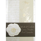 Rosedale 5-1/2" x 8" General Sympathy Greeting Cards And Envelopes, 6 Pack (19945)-Printed on premium uncoated card stock