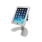 Futech IPS004CS Countertop IPad Stand 10-1/2" x 13-1/2" x 8-1/2", Silver, 1/pack-Contemporary design stand