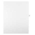 Mark Maker Legal Exhibit Index Tab White Single Tabs, 1/15th Cut, Letter Size, No Holes, Number 52, 25 Pack-White Single Tabs, 1/15th Cut