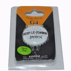 Northern Stars 80301 LED Light Bulb, G4 2W, White, 2 Pack-Clear