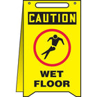 Fold-Ups TM, Caution; Wet Floor with, SEA520-Bullet1