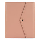 Bugatti Envelope Padfolio - Vegan leather - Rose (WRC5195BU-ROSE)-Pressure button closure