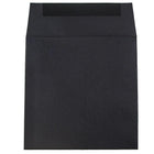 JAM Paper 6 x 6 Square Envelopes, Black Linen Recycled, 100 Pack (v01212g)-Size: 6" x 6"