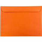 JAM Paper 9" x 12" Booklet Catalog Coloured Envelopes - Orange Recycled - 250 Pack-Colour: Brite Hue Orange Recycled