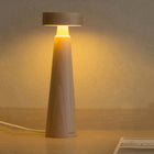 Decent Living Wooden Tower LED Table Lamp-Hand-sanded to a smooth finish