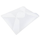JAM Paper Plastic Portfolio with Tuck Flap Closure, Letter, 9.5 x 11.88 x.25, Clear Frost, 2 Pack (2010 009g)-Dimensions: 9-1/2" x 11 7/8" x 1/4" letter