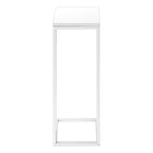 Monarch Specialties 3478 Accent Table - 25"H /White/White Metal-8