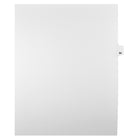 Mark Maker Legal Tabs - Letter Size - White - 1/25th cut - 25 tabs per package - 5 packages Pack - Number 84-White Single Tabs