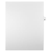 Mark Maker Legal Tabs - Letter Size - White - 1/25th cut - 25 tabs per package - 5 packages Pack - Number 84-White Single Tabs